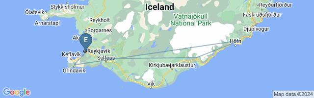 Landkaart met overzicht van deze reis
